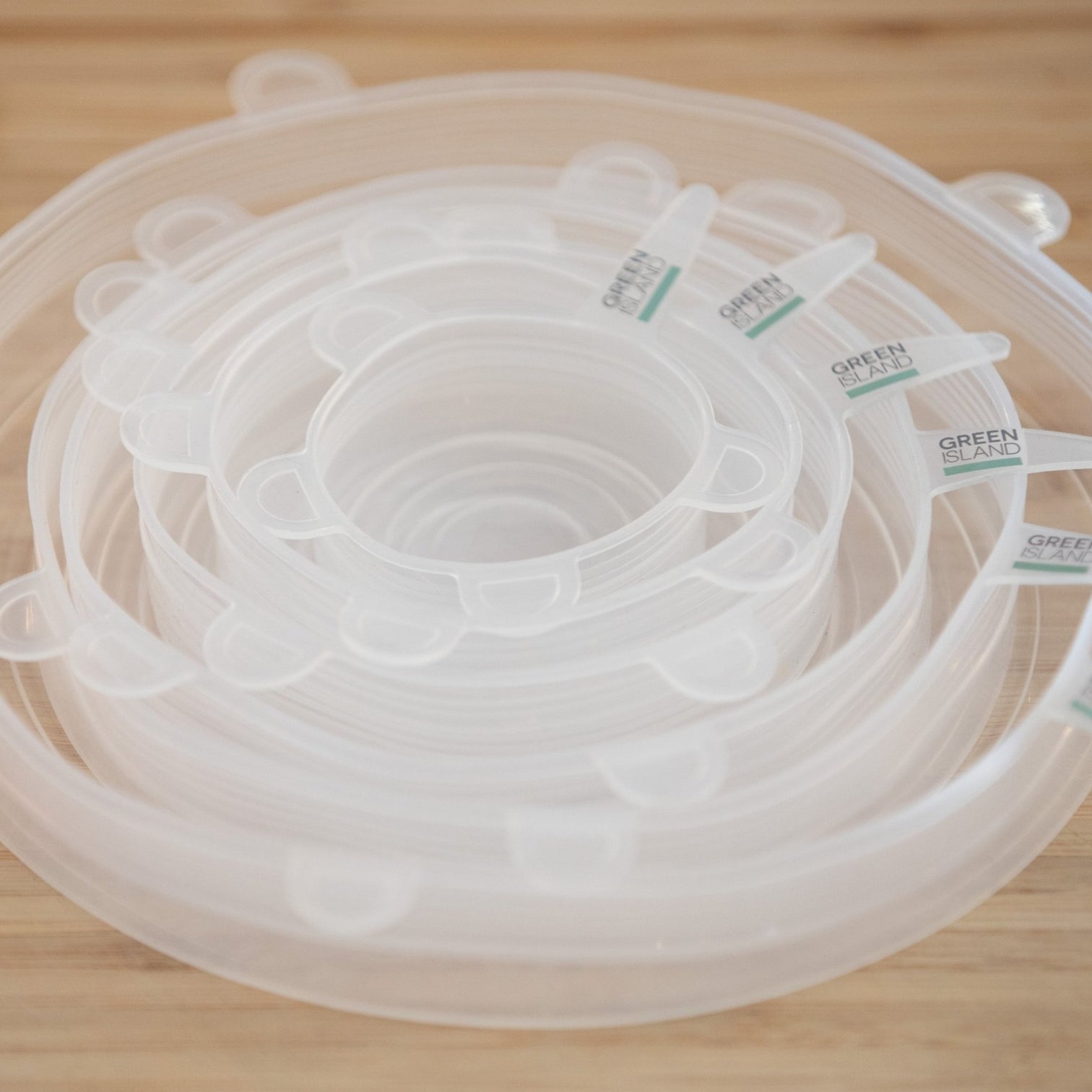 Green Island Silicone Stretch Lids - Set of 6 - Life Before Plastik